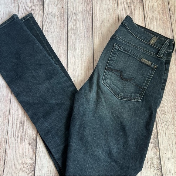7 For All Mankind Straight Leg Jeans 27 - Picture 1 of 9